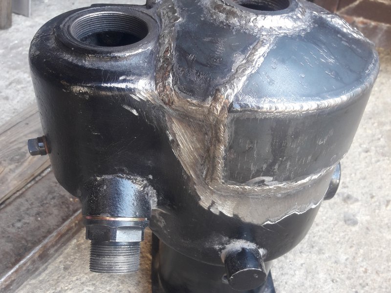 Oprava preplátovaním neodborne vareného valca motora u veterána