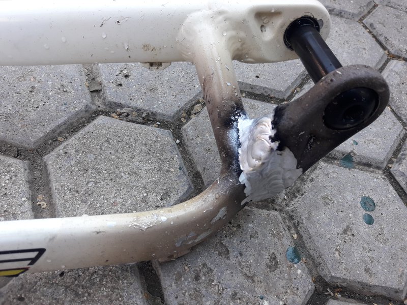 Zvarenie hliníkového rámu bicykla