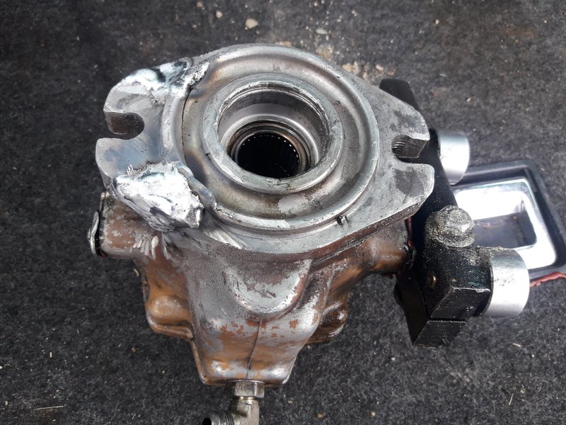 Zvarenie hliníkové časti olejového čerpadla